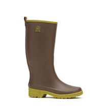Botte caoutchouc Active Country taupe/anis T.36 - ROUCHETTE